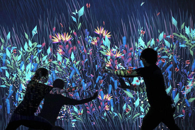 數字互動投影墻