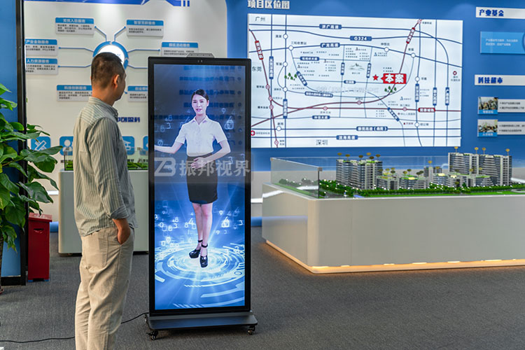 展廳虛擬迎賓系統演示